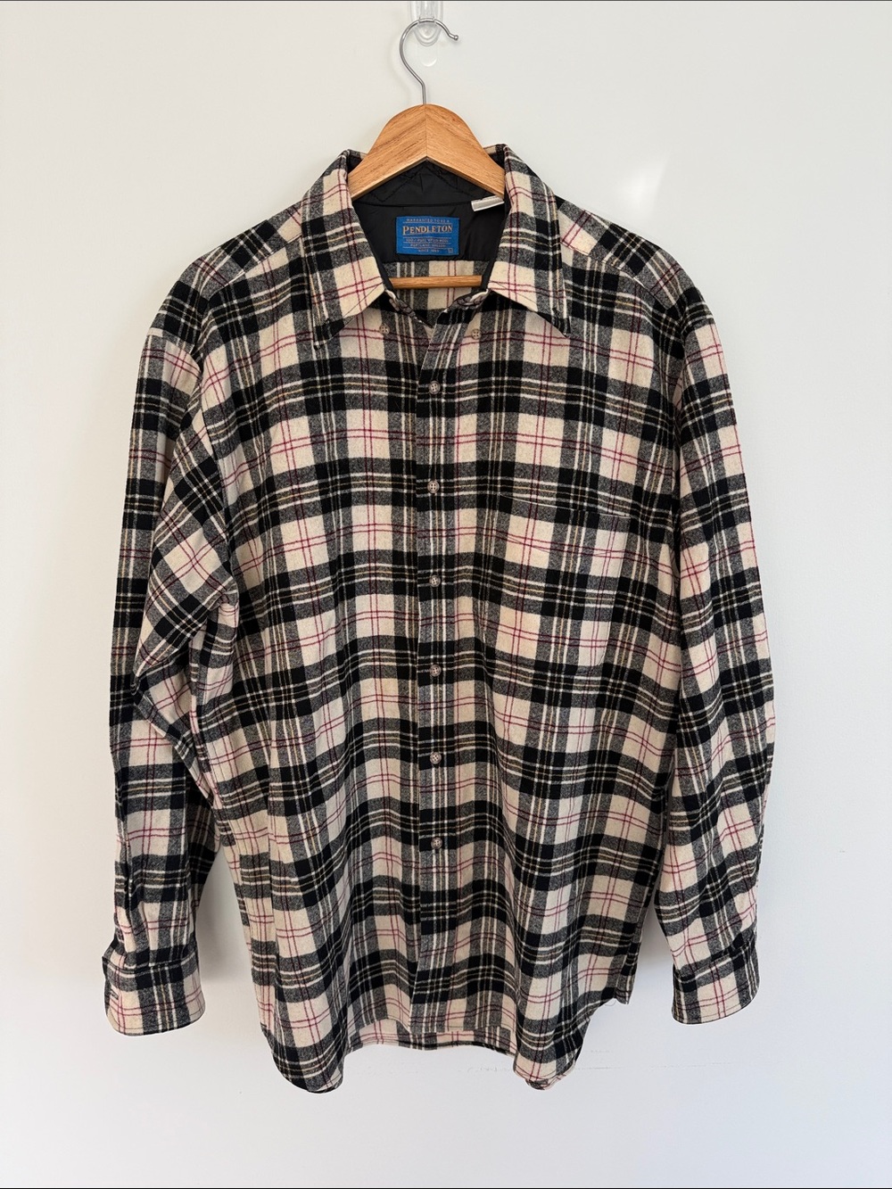 Pendleton Plaid 100% Wool Flannel